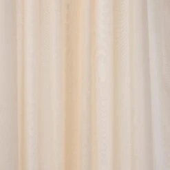 Croydex Ivory Plain Shower Curtain