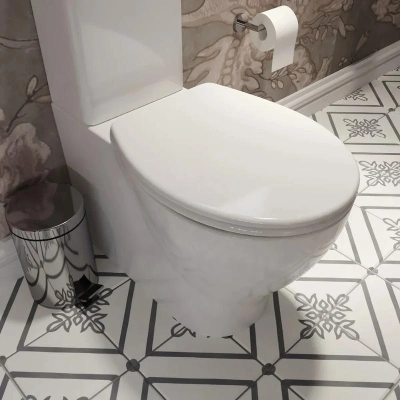 Croydex Lomond Stick 'N' Lock Family Toilet Seat - White 4 Croydex Lomond Stick 'N' Lock Family Toilet Seat - White - Image 2