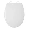 Croydex Lomond Stick 'N' Lock Family Toilet Seat - White