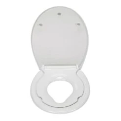 Croydex Lomond Stick 'N' Lock Family Toilet Seat - White 8 Croydex Lomond Stick 'N' Lock Family Toilet Seat - White -Home Bathroom croydex lomond stick n lock family toilet seat white wl112222h 2