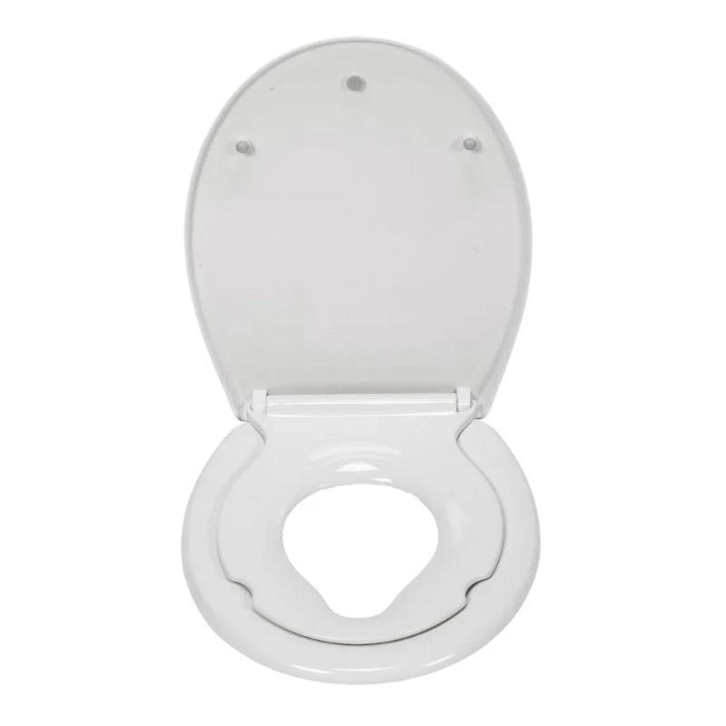 Croydex Lomond Stick 'N' Lock Family Toilet Seat - White 5 Croydex Lomond Stick 'N' Lock Family Toilet Seat - White - Image 3