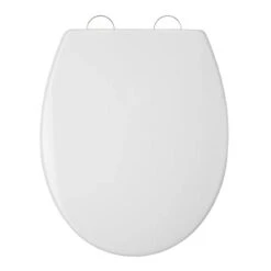 Croydex Lomond Stick 'N' Lock Family Toilet Seat - White