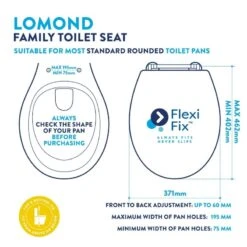 Croydex Lomond Stick 'N' Lock Family Toilet Seat - White 9 Croydex Lomond Stick 'N' Lock Family Toilet Seat - White -Home Bathroom croydex lomond stick n lock family toilet seat white wl112222h 3
