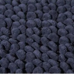 Croydex Navy Soft Cushioned Bathroom Mat -Home Bathroom croydex navy soft cushioned bathroom mat an160134 2