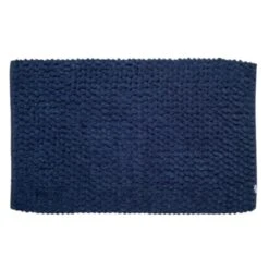 Croydex Navy Soft Cushioned Bathroom Mat