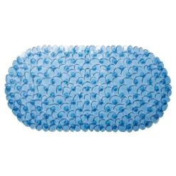 Croydex Pebbles Bath Mat - Blue