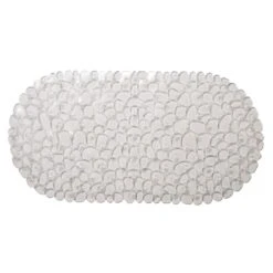 Croydex Pebbles Bath Mat - Clear