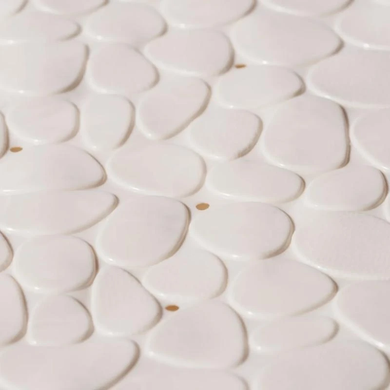 Croydex Pebbles Bath Mat - White 4 Croydex Pebbles Bath Mat - White - Image 2