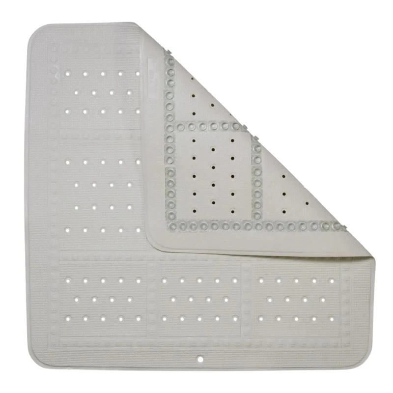 Croydex Plain Cushioned Shower Mat - White 4 Croydex Plain Cushioned Shower Mat - White - Image 2