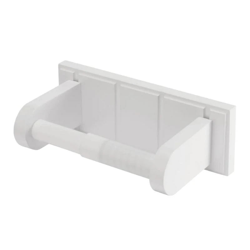Croydex Portland Toilet Holder - White Wood 3 Croydex Portland Toilet Holder - White Wood