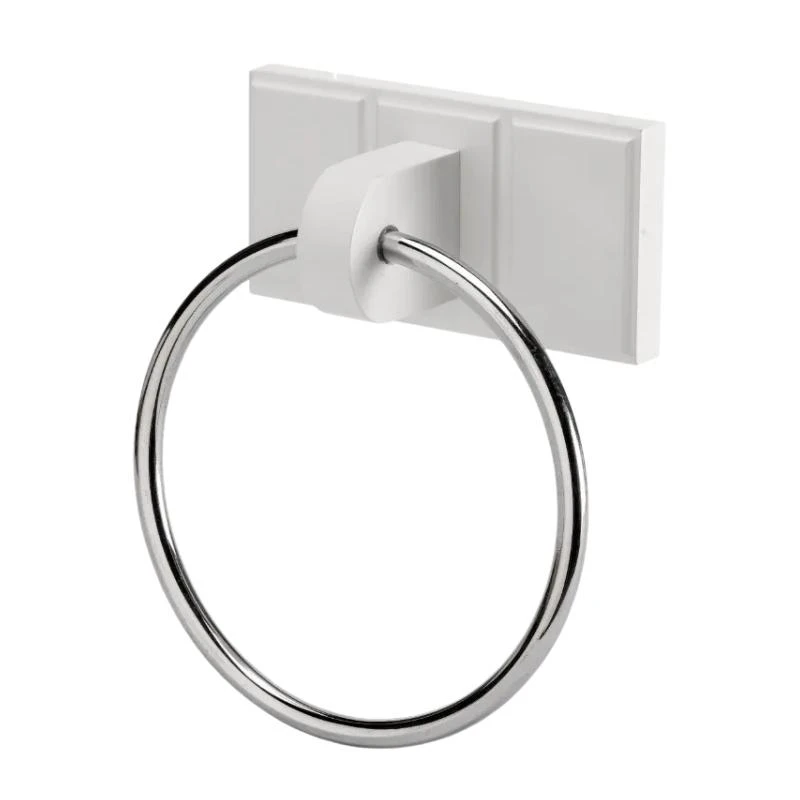 Croydex Portland Towel Ring - White Wood 4 Croydex Portland Towel Ring - White Wood - Image 2