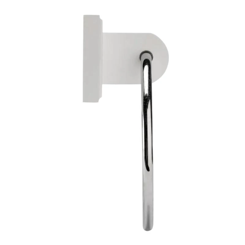 Croydex Portland Towel Ring - White Wood 5 Croydex Portland Towel Ring - White Wood - Image 3