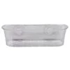 Croydex Press 'N' Lock Long Basket - Clear 1 Croydex Press 'N' Lock Long Basket - Clear -Home Bathroom croydex press n lock long basket clear pa120632
