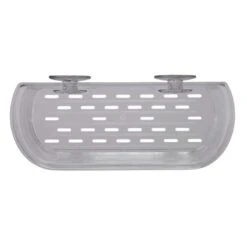 Croydex Press 'N' Lock Long Basket - Clear -Home Bathroom croydex press n lock long basket clear pa120632 2