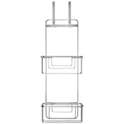 Croydex Rust Free Hook Over Door Double Storage Basket