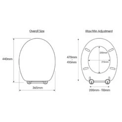 Croydex Rutland Flexi-Fix Toilet Seat - Solid Oak -Home Bathroom croydex rutland flexi fix toilet seat solid oak wl602376h 3