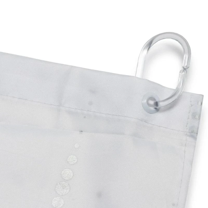Croydex Silver Dotty Shower Curtain 5 Croydex Silver Dotty Shower Curtain - Image 3