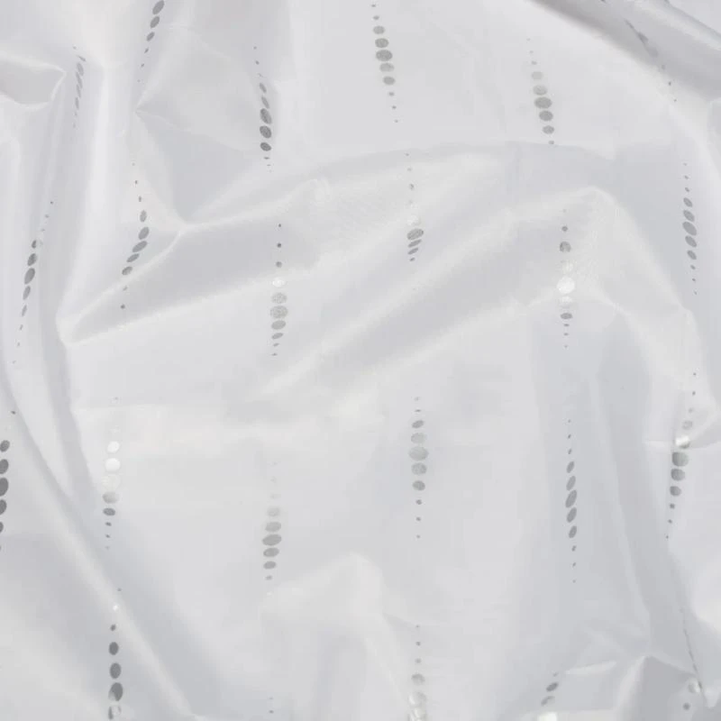 Croydex Silver Dotty Shower Curtain 6 Croydex Silver Dotty Shower Curtain - Image 4