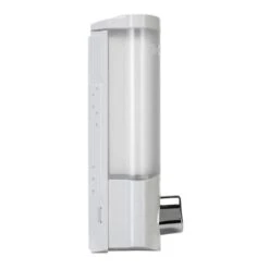 Croydex Single Shampoo/Soap Dispenser - White -Home Bathroom croydex single shampoo soap dispenser white pa660522 2