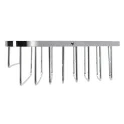 Croydex Stainless Steel Corner Basket - Chrome 7 Croydex Stainless Steel Corner Basket - Chrome -Home Bathroom croydex stainless steel corner basket chrome qm395941 2