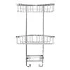 Croydex Stainless Steel Three Tier Corner Basket - Chrome -Home Bathroom croydex stainless steel three tier corner basket chrome qm392841