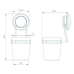 Croydex Stick 'N' Lock Tumbler And Holder - Chrome -Home Bathroom croydex stick n lock tumbler and holder chrome qm291841 3