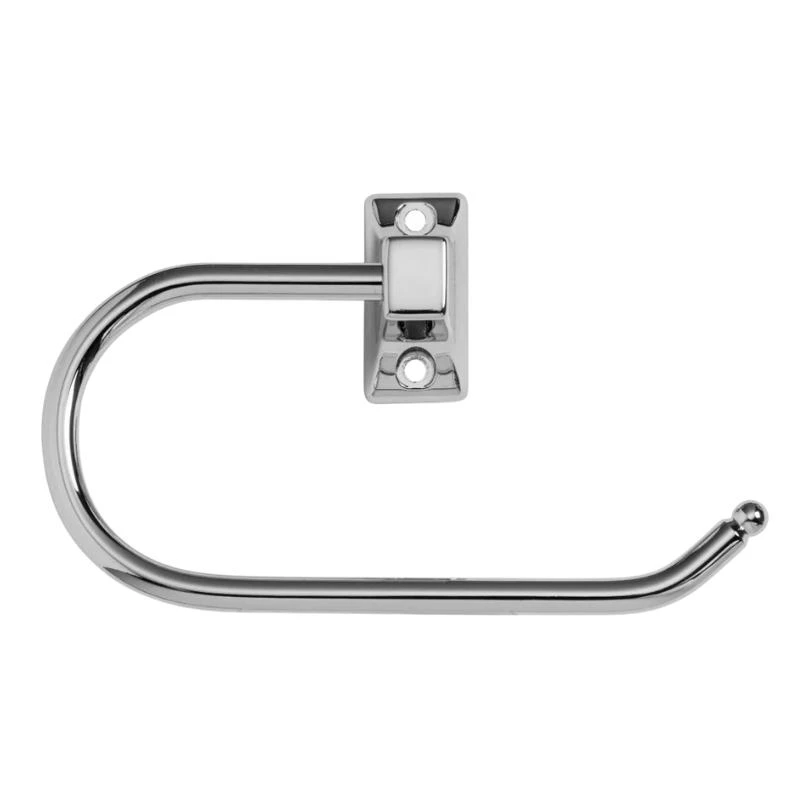 Croydex Sutton Hook Toilet Roll Holder - Chrome 3 Croydex Sutton Hook Toilet Roll Holder - Chrome