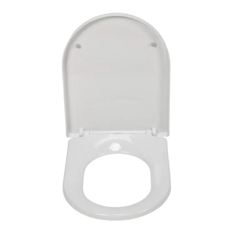 Croydex Telese D-Shaped Stick 'N' Lock Toilet Seat - White 5 Croydex Telese D-Shaped Stick 'N' Lock Toilet Seat - White - Image 3