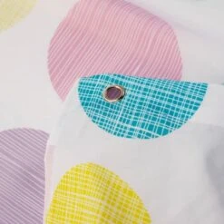 Croydex Textured Dots Shower Curtain - Multi-Colour -Home Bathroom croydex textured dots shower curtain multi colour af288115 3