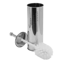 Croydex Toilet Brush & Holder - Stainless Steel -Home Bathroom croydex toilet brush and holder stainless steel aj400241 2