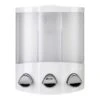 Croydex Triple Shampoo/Soap Dispenser - White