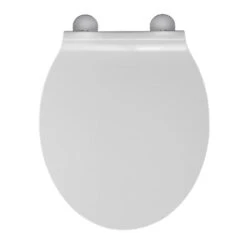 Croydex Victoria Flexi-Fix Toilet Seat - White