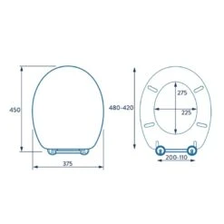 Croydex Victoria Flexi-Fix Toilet Seat - White -Home Bathroom croydex victoria flexi fix toilet seat white wl601322h 3