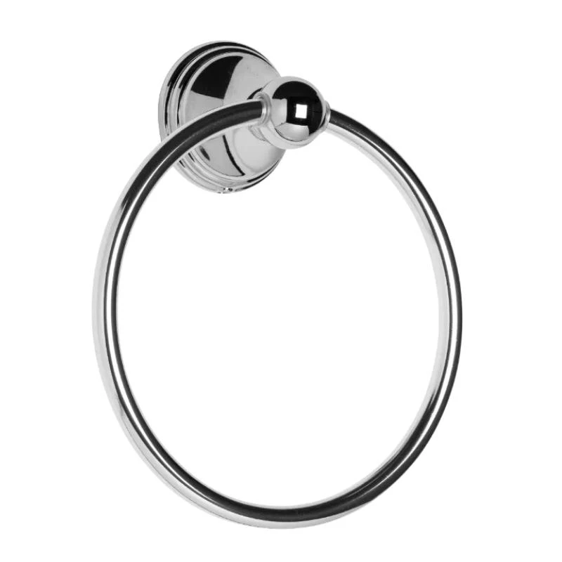 Croydex Westminster Towel Ring - Chrome 4 Croydex Westminster Towel Ring - Chrome - Image 2