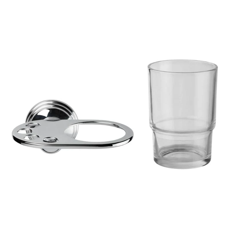 Croydex Westminster Tumbler And Holder - Chrome 5 Croydex Westminster Tumbler And Holder - Chrome - Image 3