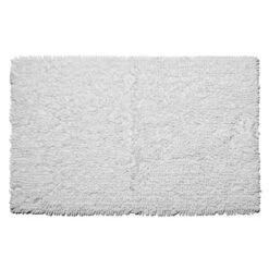 Croydex White Cotton Bathroom Mat