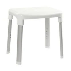 Croydex White Large Adjustable Shower Stool