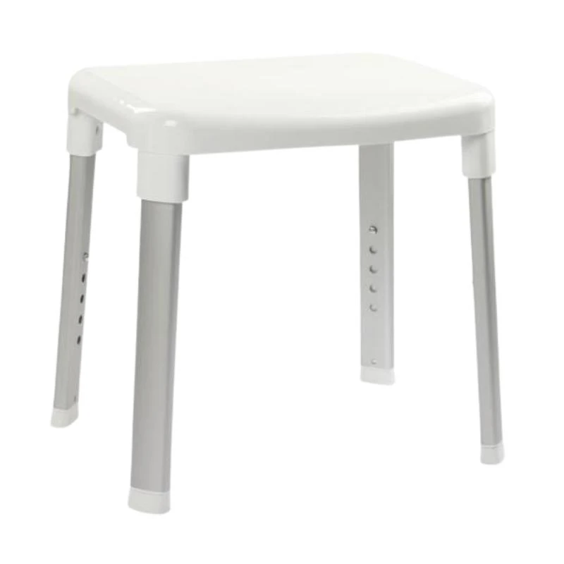 Croydex White Large Adjustable Shower Stool 3 Croydex White Large Adjustable Shower Stool