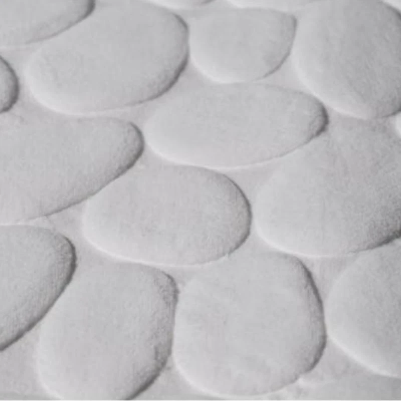 Croydex White Pebble Memory Foam Bathroom Mat 4 Croydex White Pebble Memory Foam Bathroom Mat - Image 2