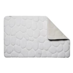 Croydex White Pebble Memory Foam Bathroom Mat 7 Croydex White Pebble Memory Foam Bathroom Mat -Home Bathroom croydex white pebble memory foam bath mat an700122 2
