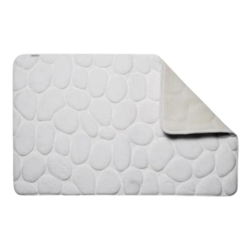 Croydex White Pebble Memory Foam Bathroom Mat 5 Croydex White Pebble Memory Foam Bathroom Mat - Image 3