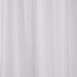 Croydex White Plain Shower Curtain