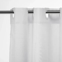 Croydex White Textile Hook 'N' Hang Shower Curtain -Home Bathroom croydex white textile hook n hang shower curtain af289022 1