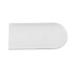 Daryl Hinge Back Plate Silver