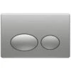 Fluidmaster T-Series Tactile Dual Flush ABS Plate - Matt Chrome -Home Bathroom fluidmaster tactile dual flush abs plate matt chrome p61 0110 0240
