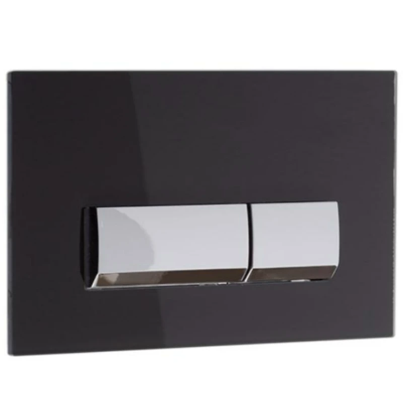Fluidmaster T-Series Vivente Dual Flush Glass Plate - Black 3 Fluidmaster T-Series Vivente Dual Flush Glass Plate - Black