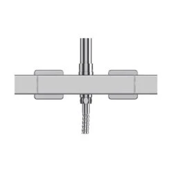 Gainsborough Square Dual Outlet Cool Touch Bar Mixer Shower - Chrome 8 Gainsborough Square Dual Outlet Cool Touch Bar Mixer Shower - Chrome -Home Bathroom gainsborough square dual outlet cool touch bar mixer shower chrome gdsp 2