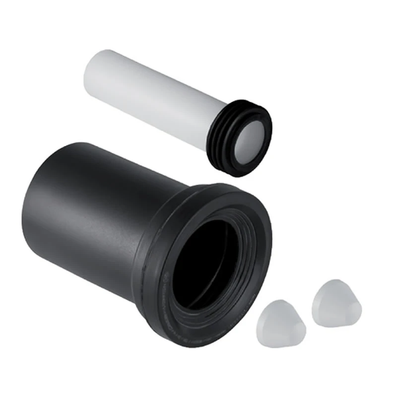 Geberit 18.5cm Wall-hung WC Connection Set - Alpine White Caps 3 Geberit 18.5cm Wall-hung WC Connection Set - Alpine White Caps