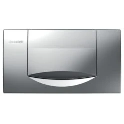 Geberit 200F Flush Plate - Matt Chrome