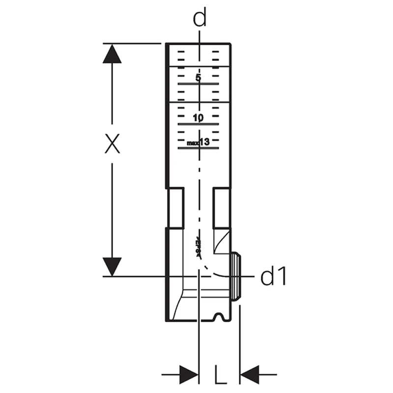 Geberit Concealed Cistern Flush Bend 4 Geberit Concealed Cistern Flush Bend - Image 2